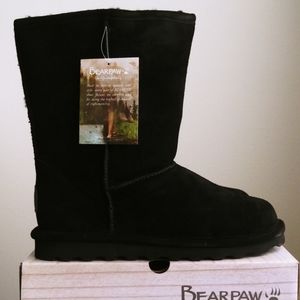 NEW BEARPAW BLACK ELLE BOOTS